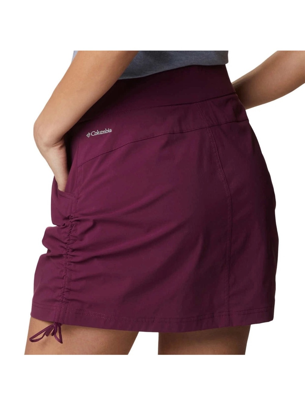 Columbia Women's Drawstring Active Skort - Plum